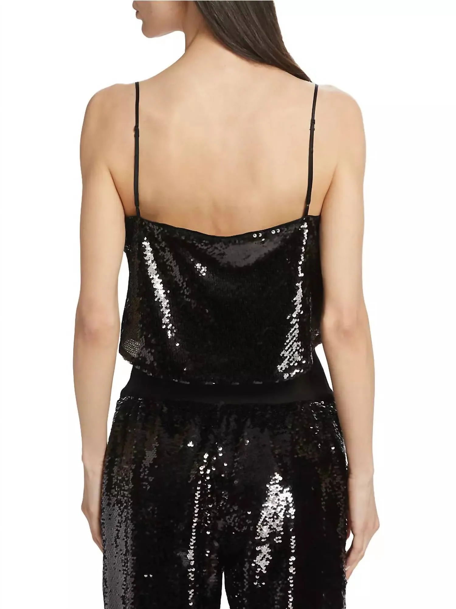 Andra Sequin Cami Top