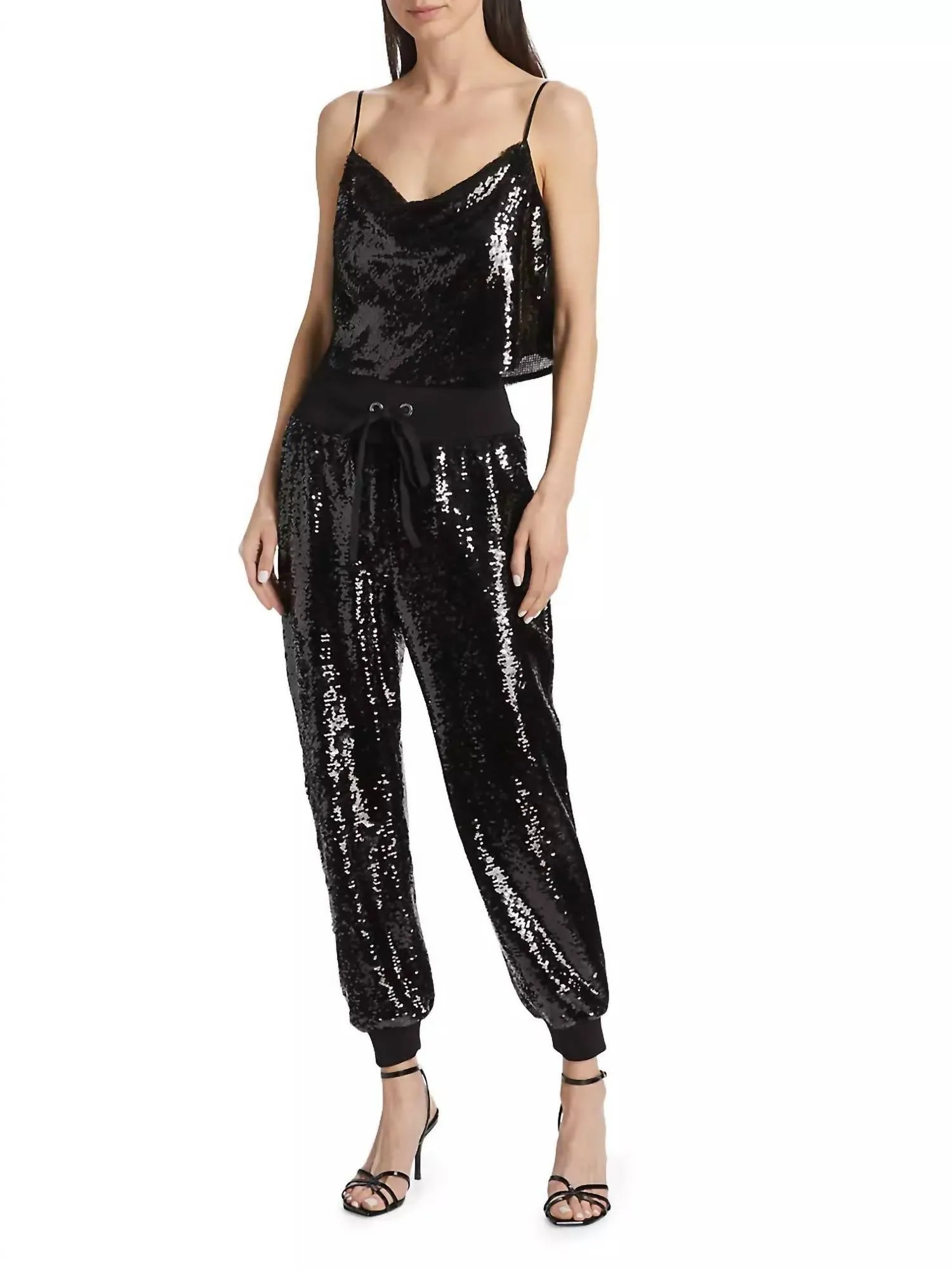 Andra Sequin Cami Top