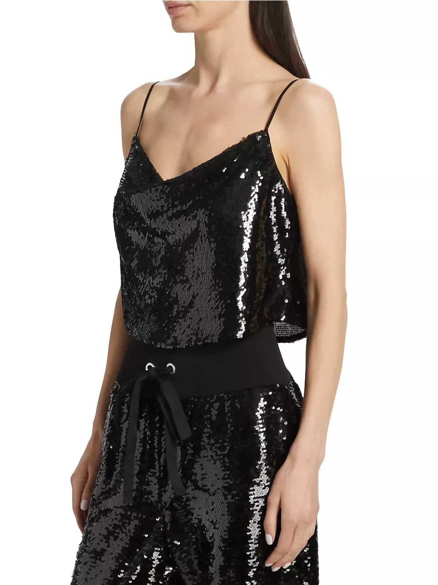 Andra Sequin Cami Top