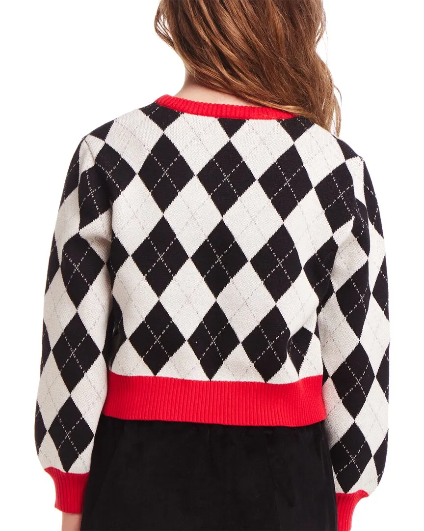 Andy & Evan Argyle Cropped Sweater