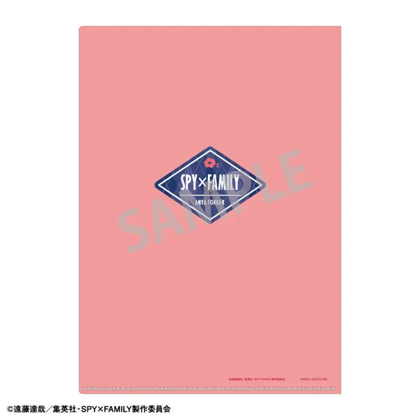 Anya Forger A4 Single Clear File Argyle - Spy x Family