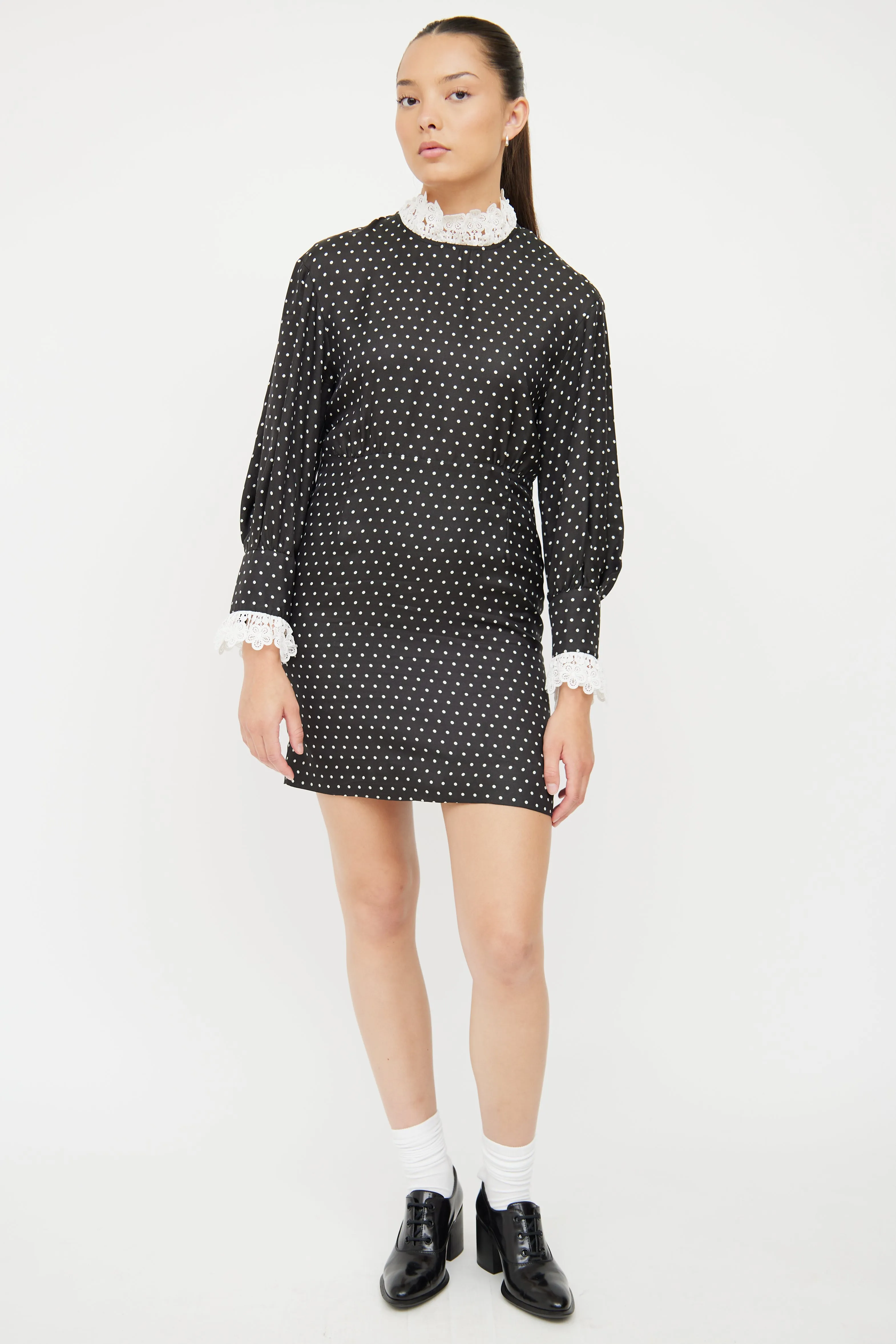 Black & White Polka Dot Dress