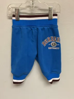 Burberry Size 6M Blue Cotton Infant Boys Sweat Pants