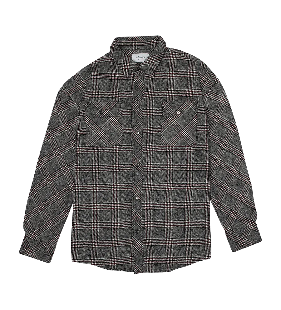 Checked Shirt — Merlot Check