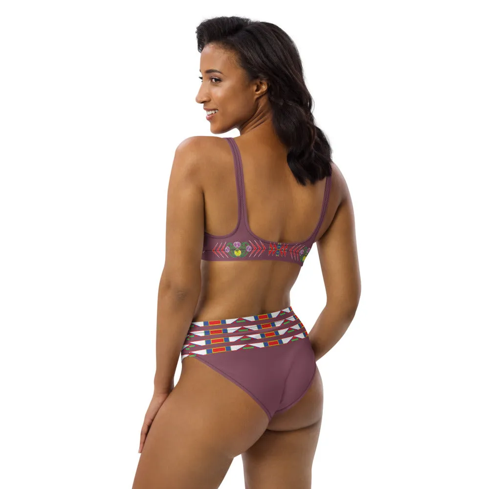 Gratitude Rose high-waisted bikini