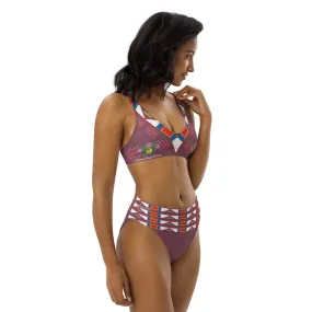 Gratitude Rose high-waisted bikini