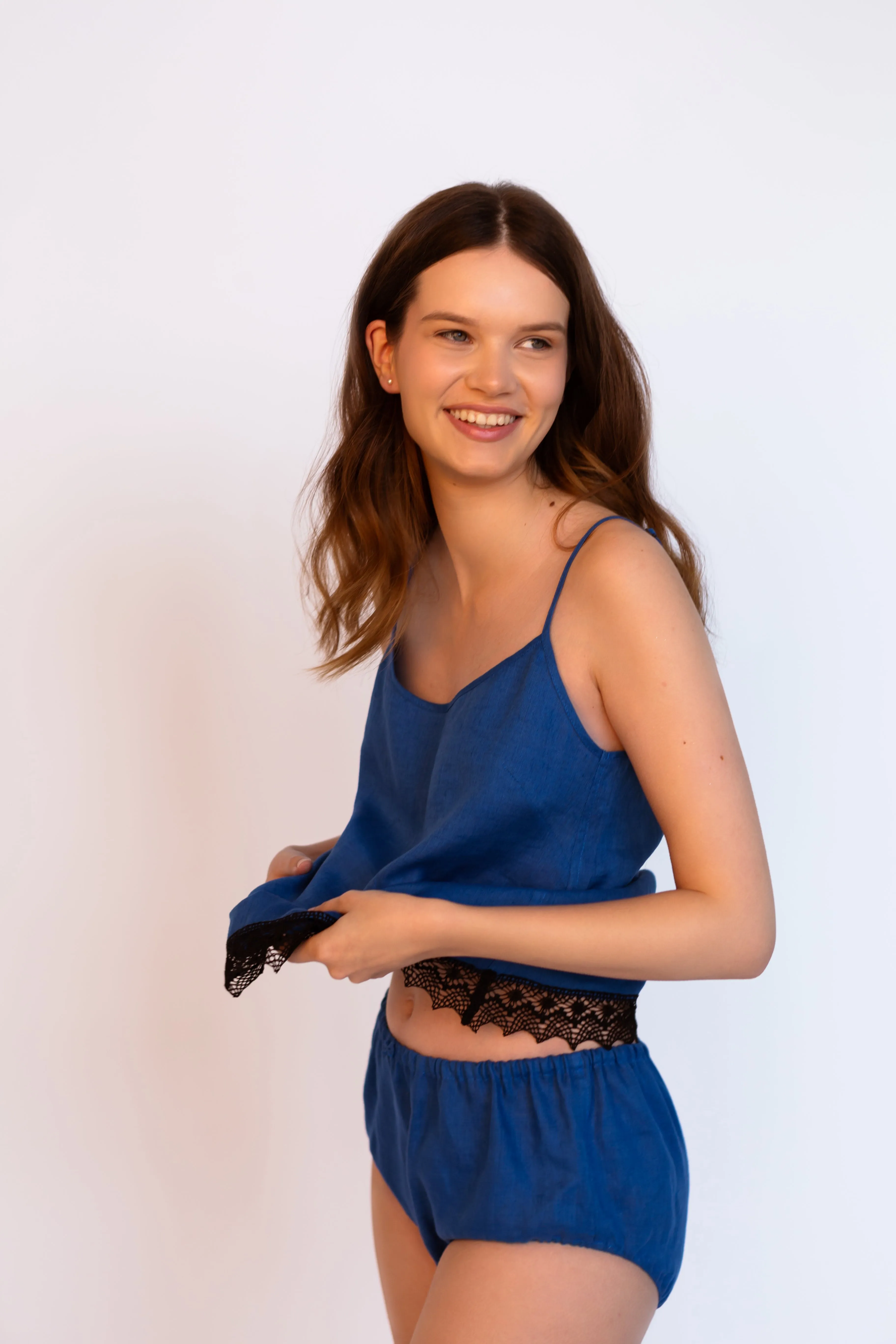 Linen High Rise Panties