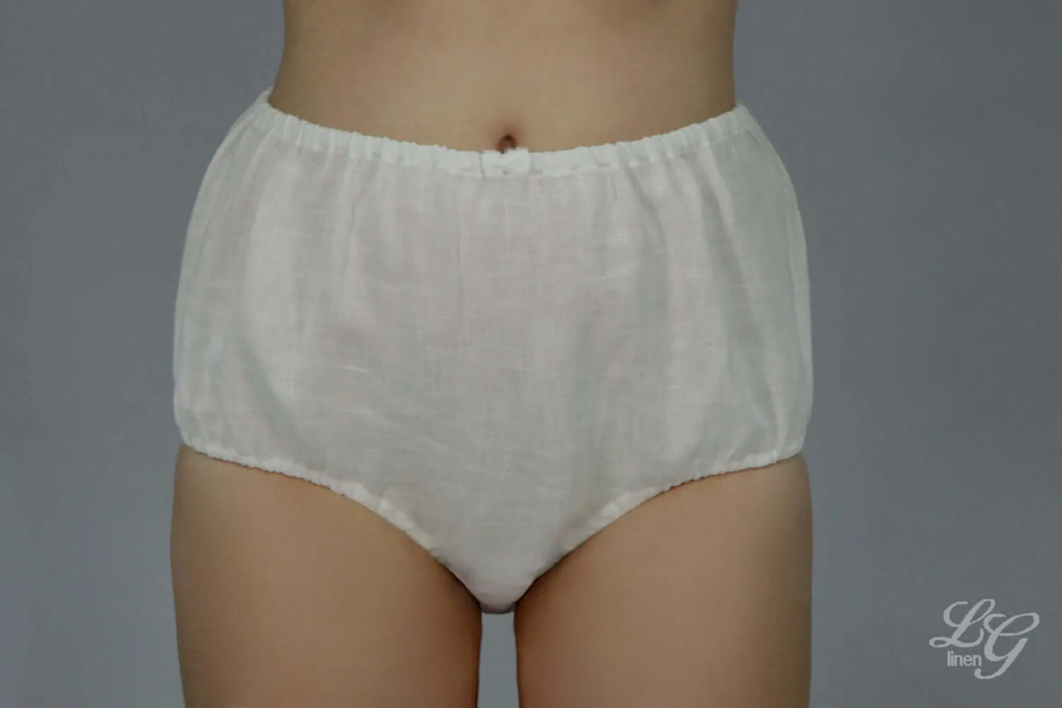 Linen High Rise Panties