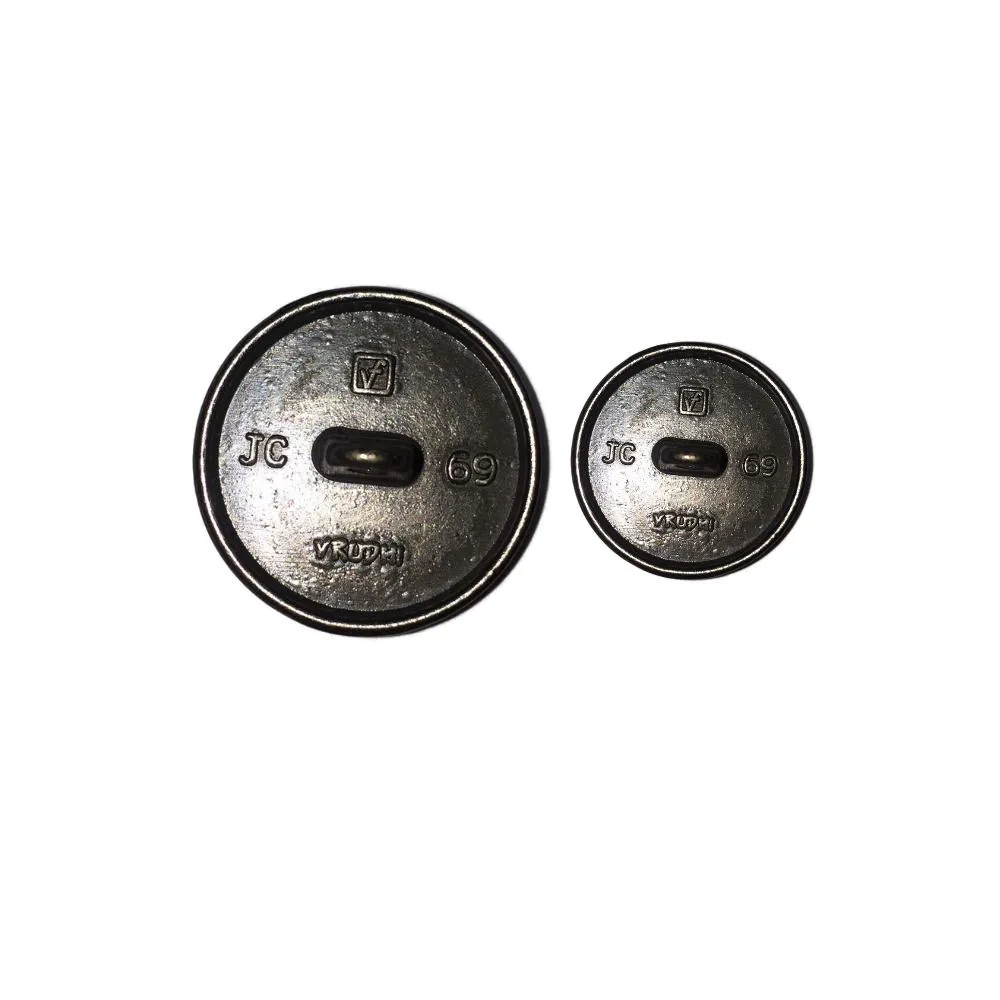 Metallic Golden Anchor Designer Metal Coat Buttons