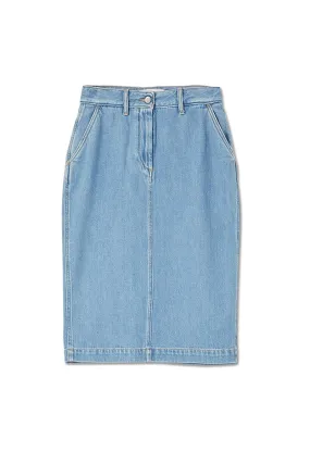 Nefertiti Skirt | Light Shade Denim