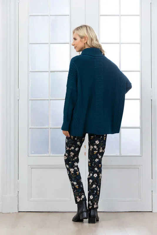 ORANGE - JOANNA'S CABLE KNIT SWEATER
