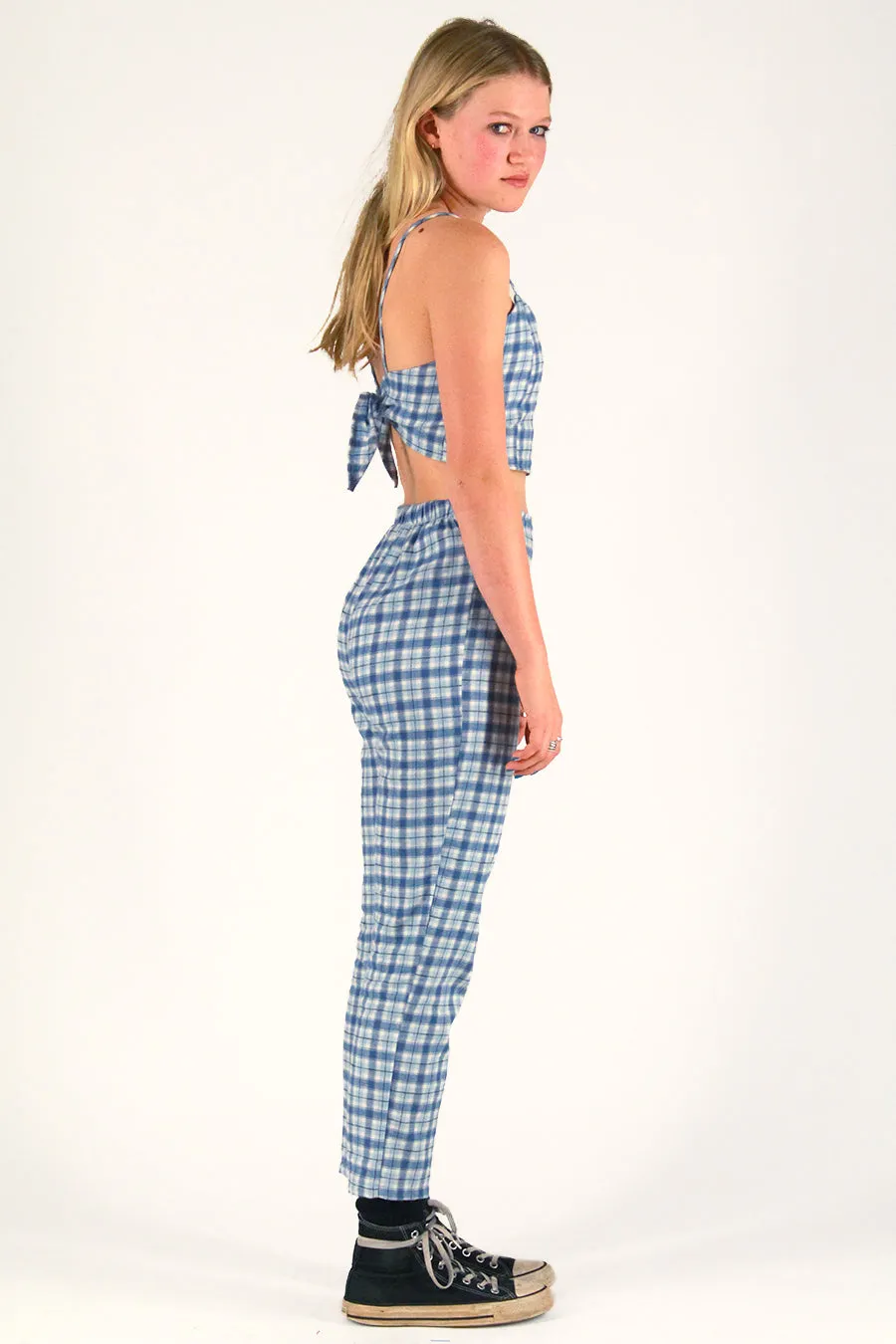 Pants - Flannel Blue Plaid