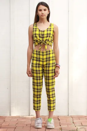 Pants - Yellow Plaid