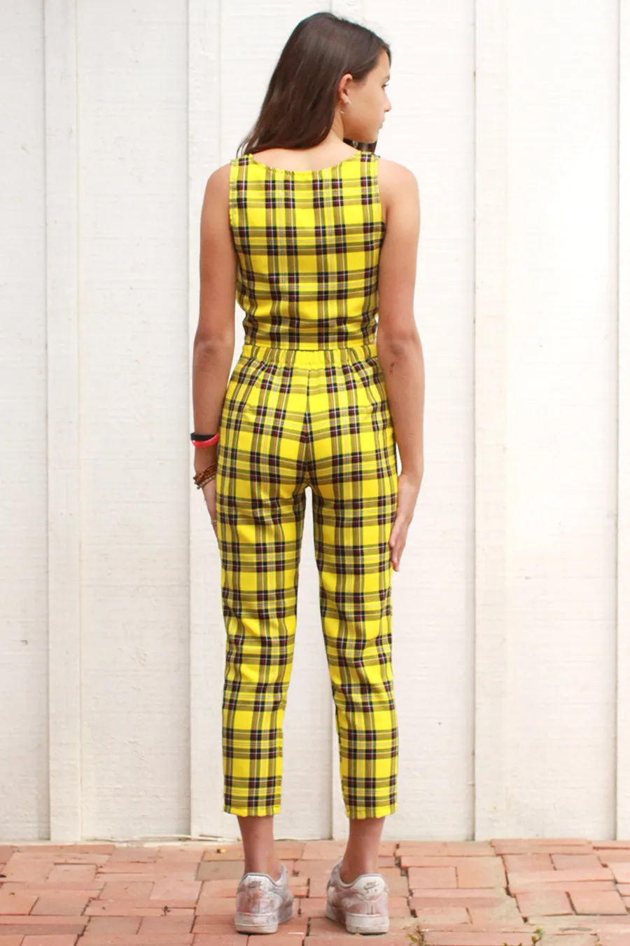 Pants - Yellow Plaid