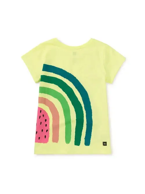Rainbow Watermelon Double Sided Graphic Tee