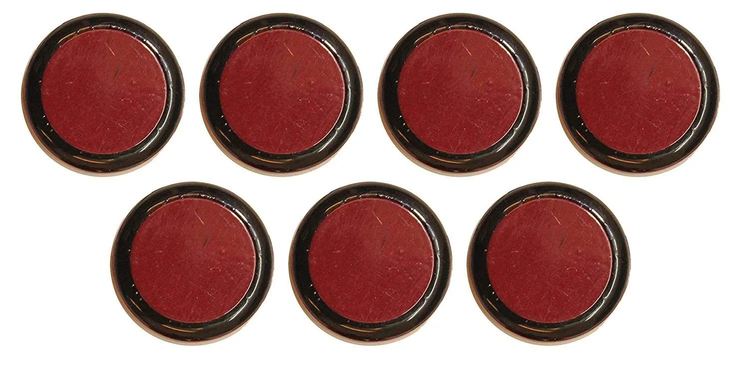 Red Plain Designer Metal Button