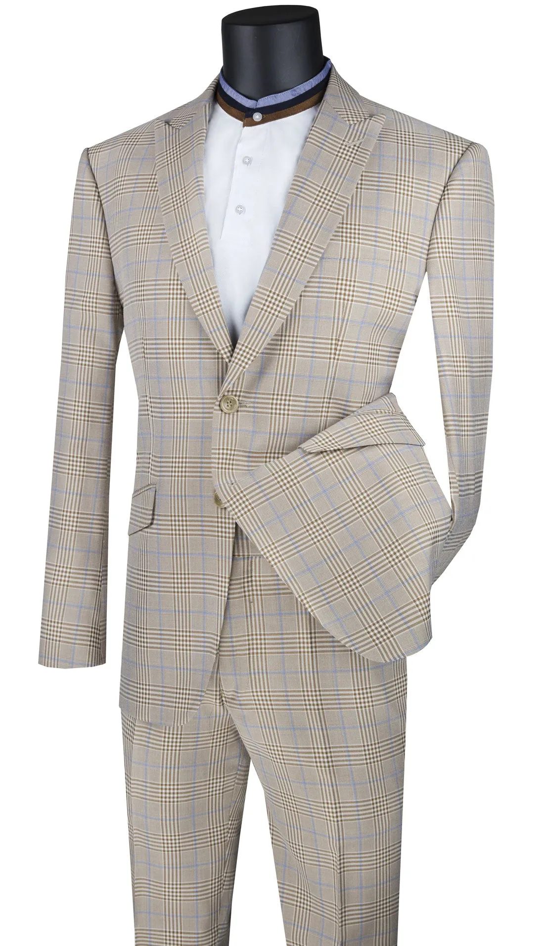 Vinci S2RW-1-BE Mens Suit